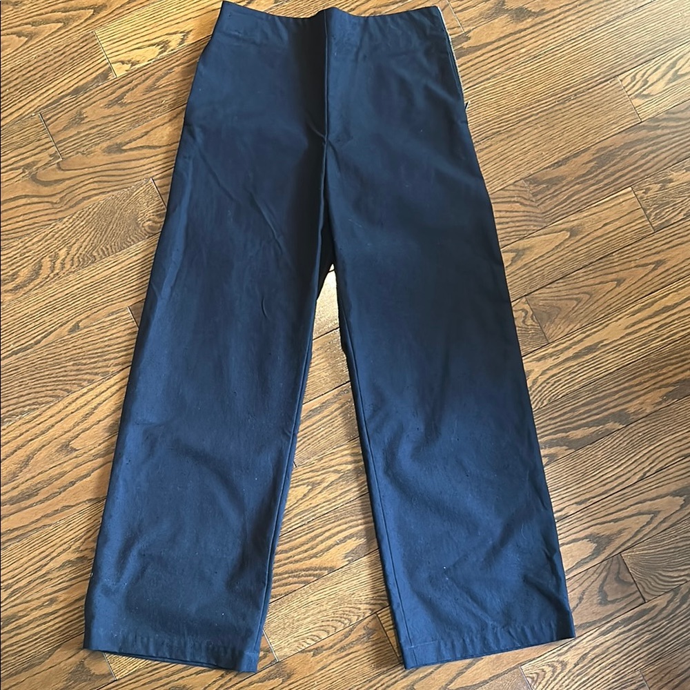 Rachel Comey Blue Trousers Straight-Leg Design
